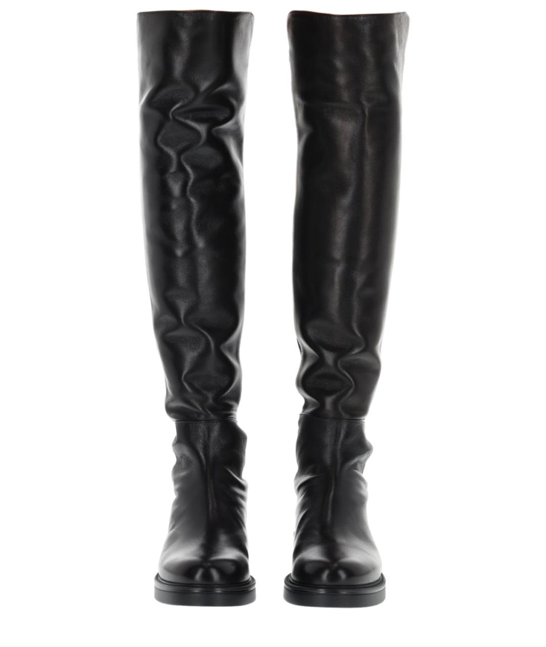 STUART WEITZMAN Черные кожаные ботинки, фото 5