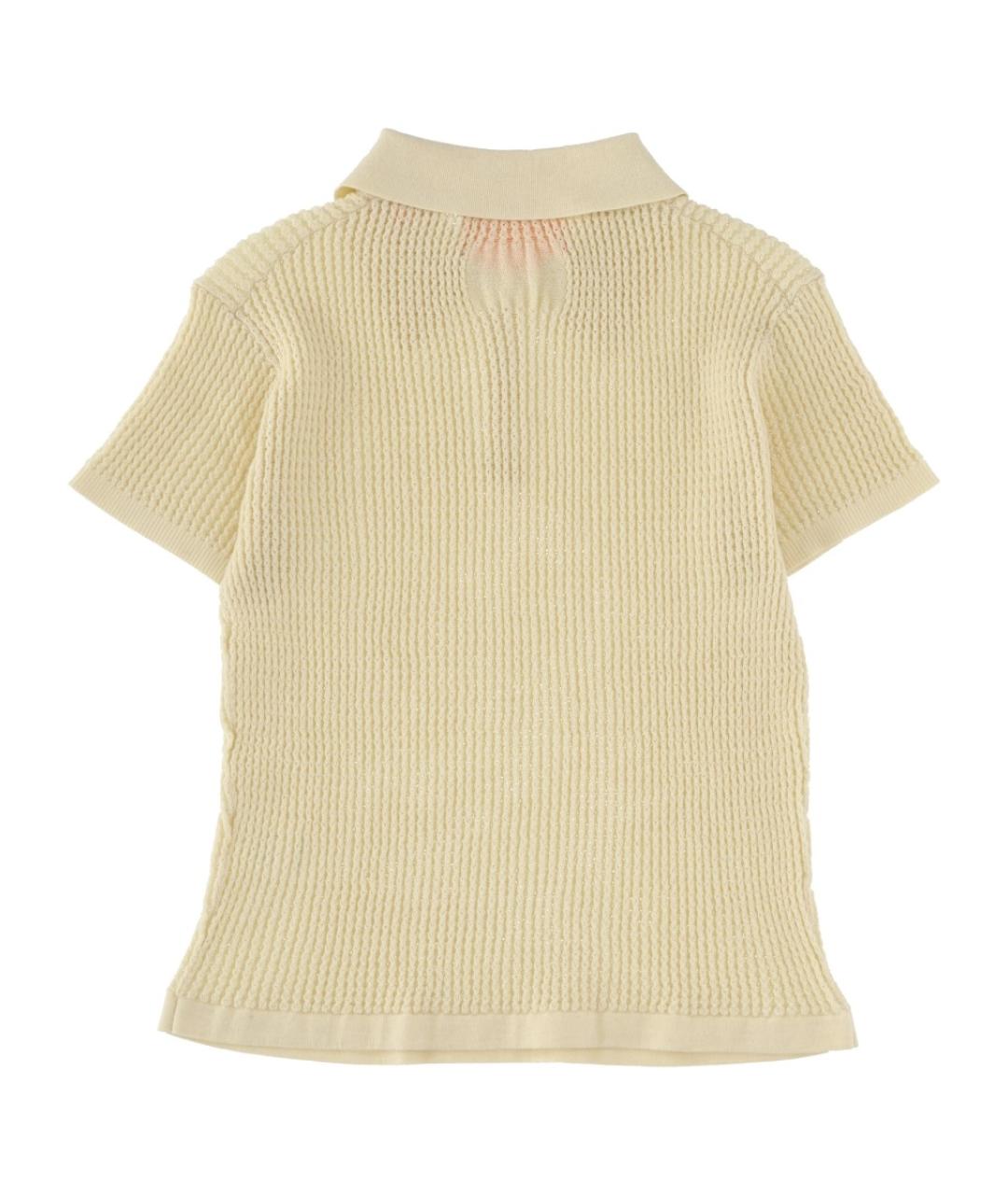 GUEST IN RESIDENCE Бежевая кашемировая футболка, фото 2