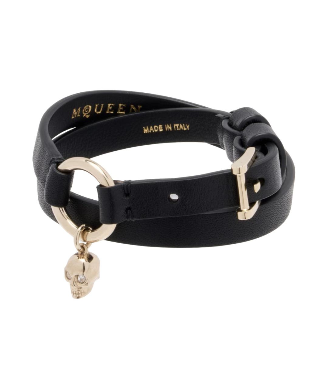 ALEXANDER MCQUEEN Черный браслет, фото 2