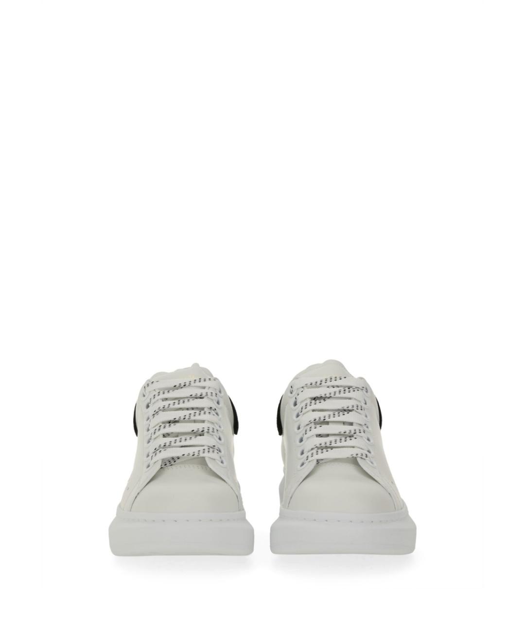 ALEXANDER MCQUEEN Белые кожаные кроссовки, фото 5