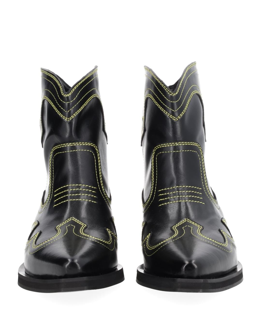 GANNI Черные ботинки, фото 2