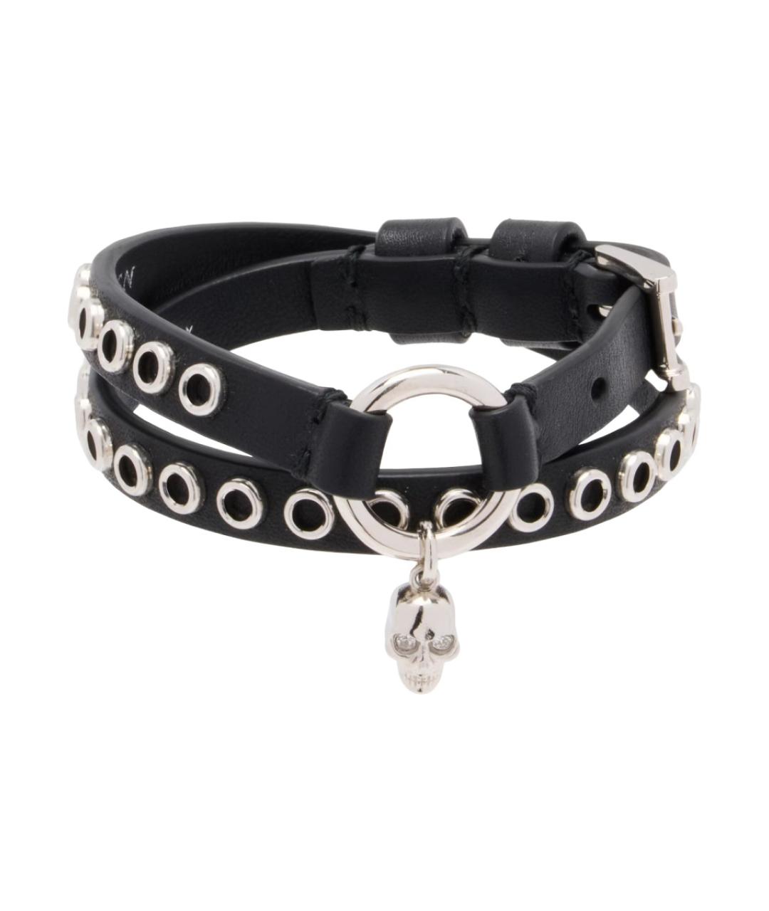 ALEXANDER MCQUEEN Черный браслет, фото 1