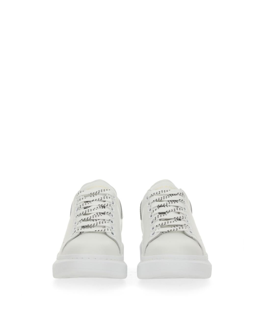ALEXANDER MCQUEEN Белые кожаные кроссовки, фото 5