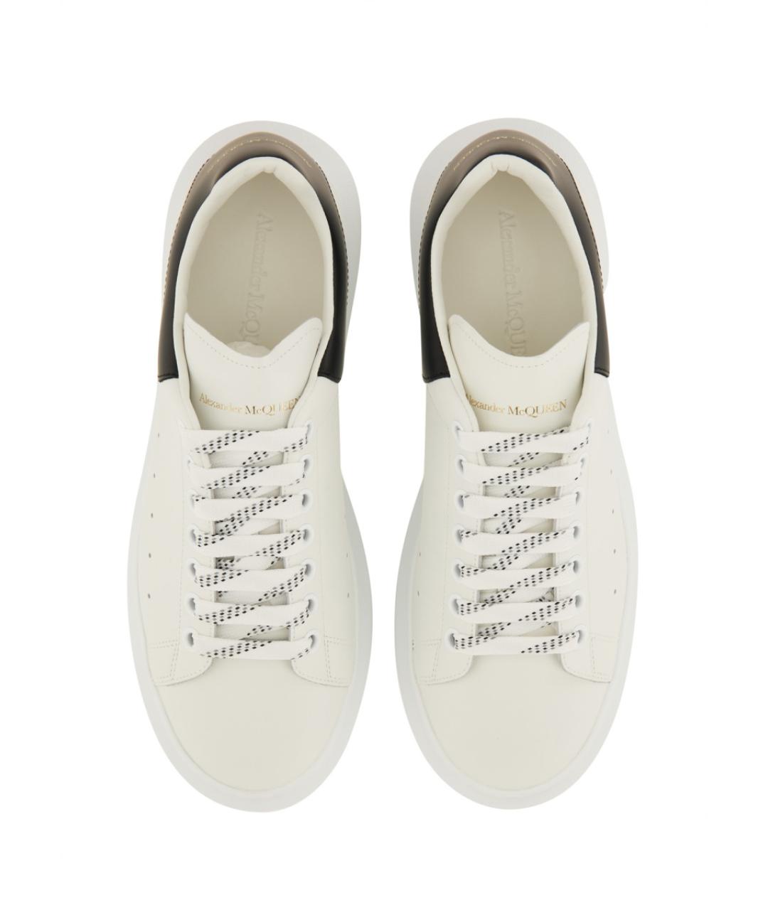 ALEXANDER MCQUEEN Белые кожаные низкие кроссовки / кеды, фото 2