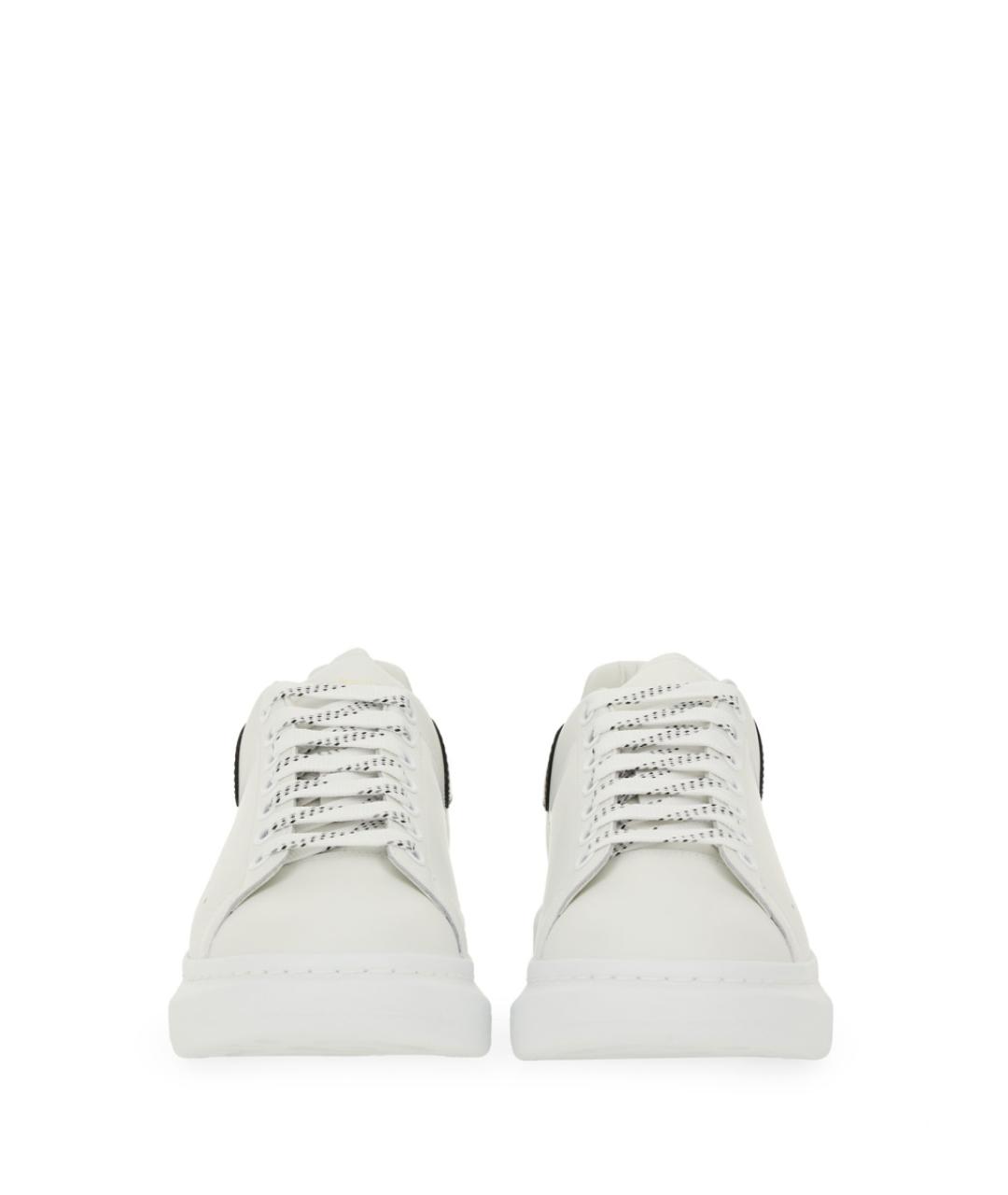 ALEXANDER MCQUEEN Белые кожаные низкие кроссовки / кеды, фото 5