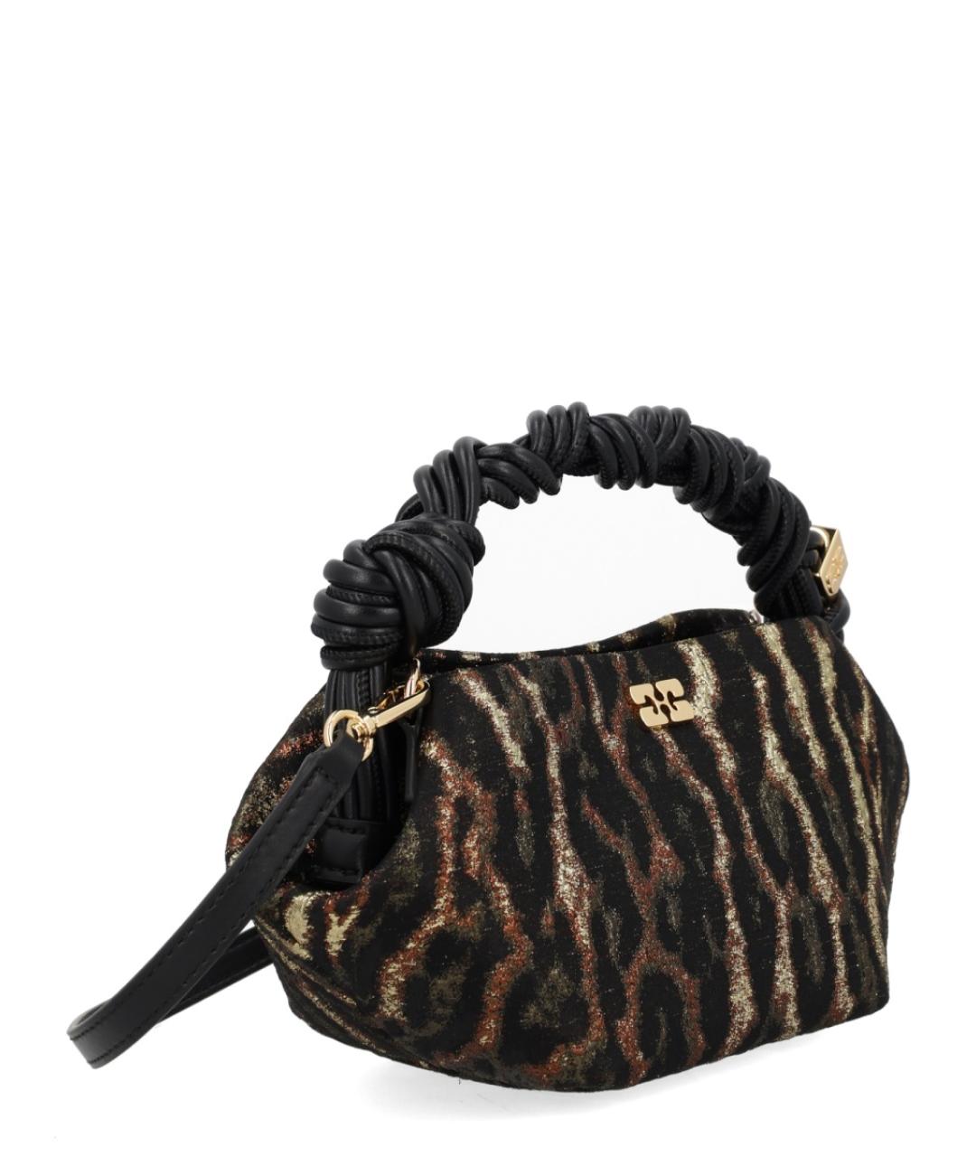 GANNI Мульти синтетическая сумка с короткими ручками, фото 3