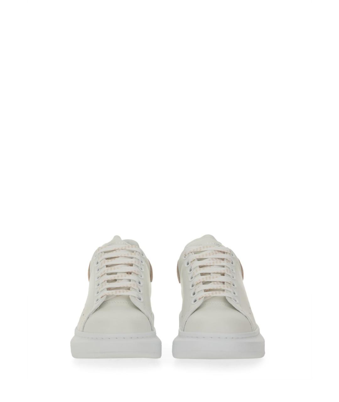 ALEXANDER MCQUEEN Белые кожаные кроссовки, фото 5