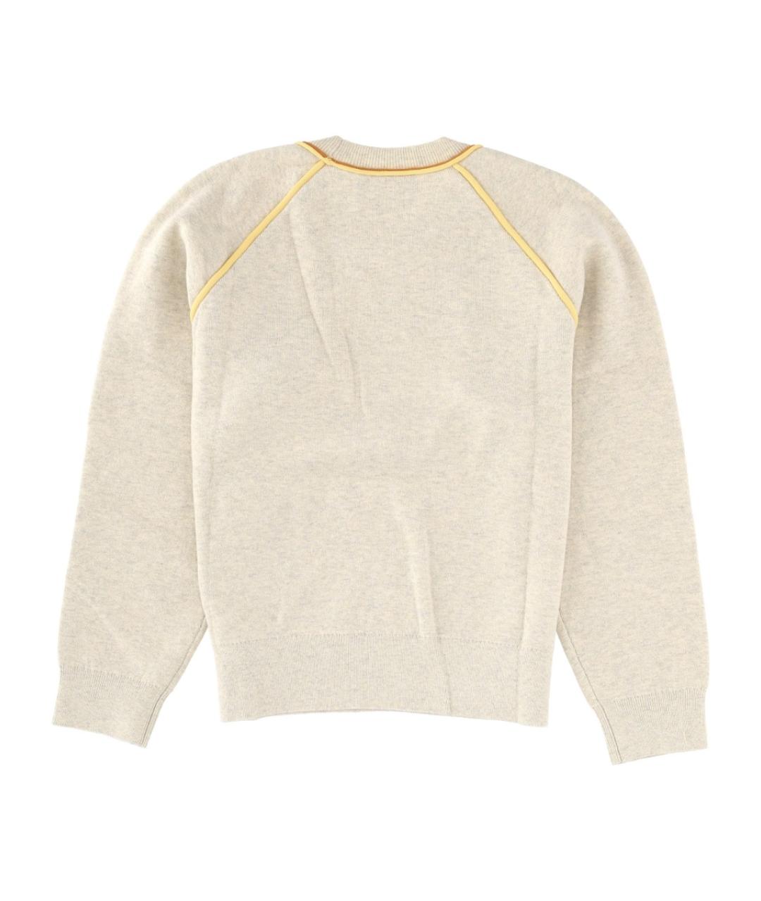 ISABEL MARANT ETOILE Бежевый хлопковый джемпер / свитер, фото 2