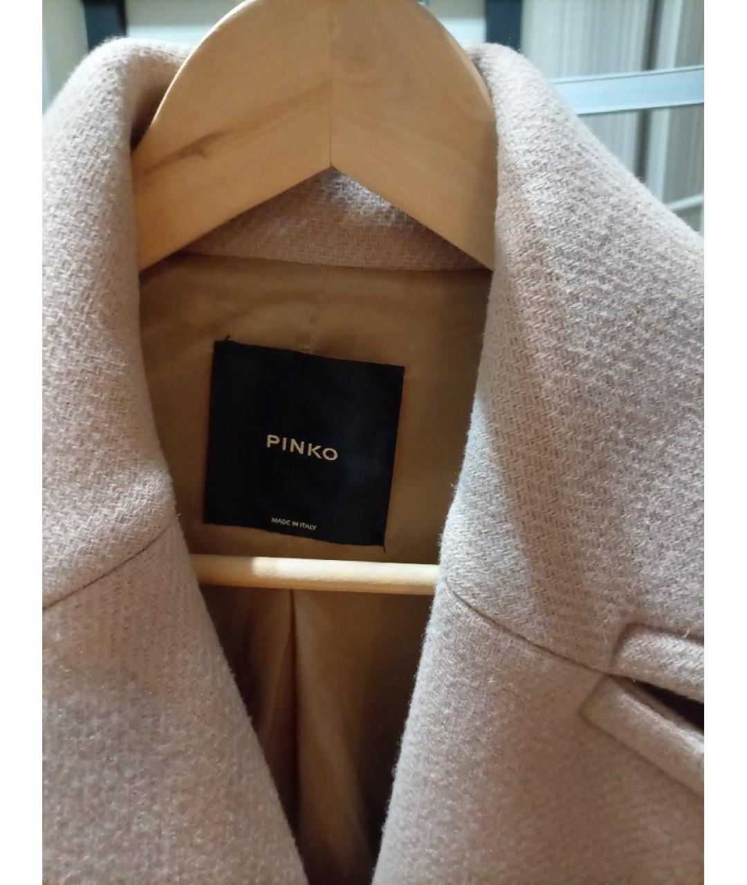 PINKO Бежевое пальто, фото 3