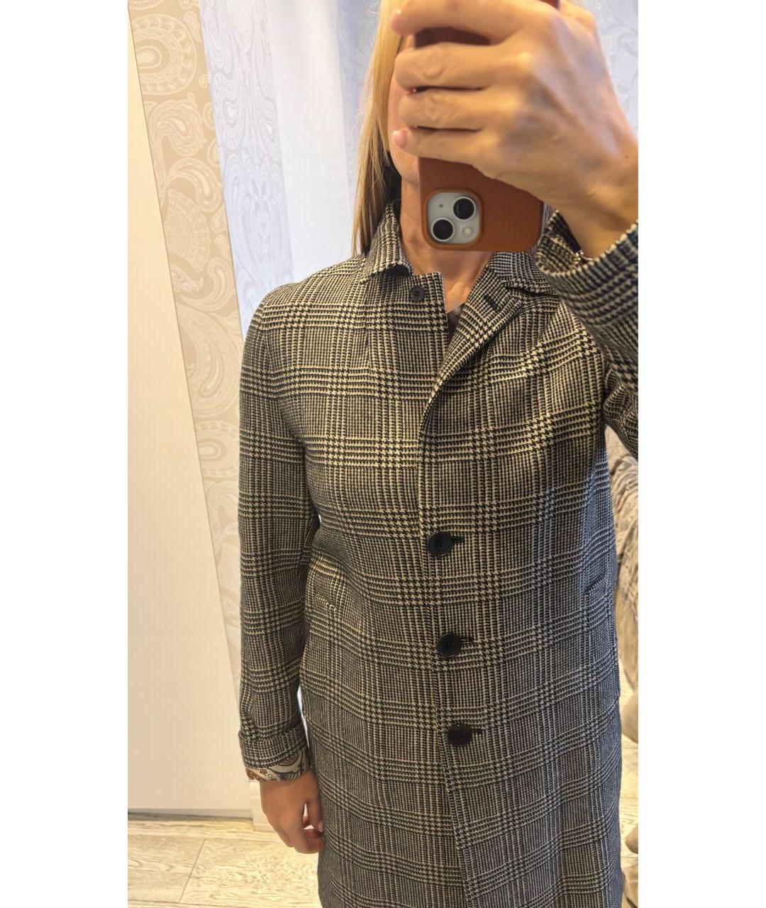 ETRO Мульти шерстяное пальто, фото 6
