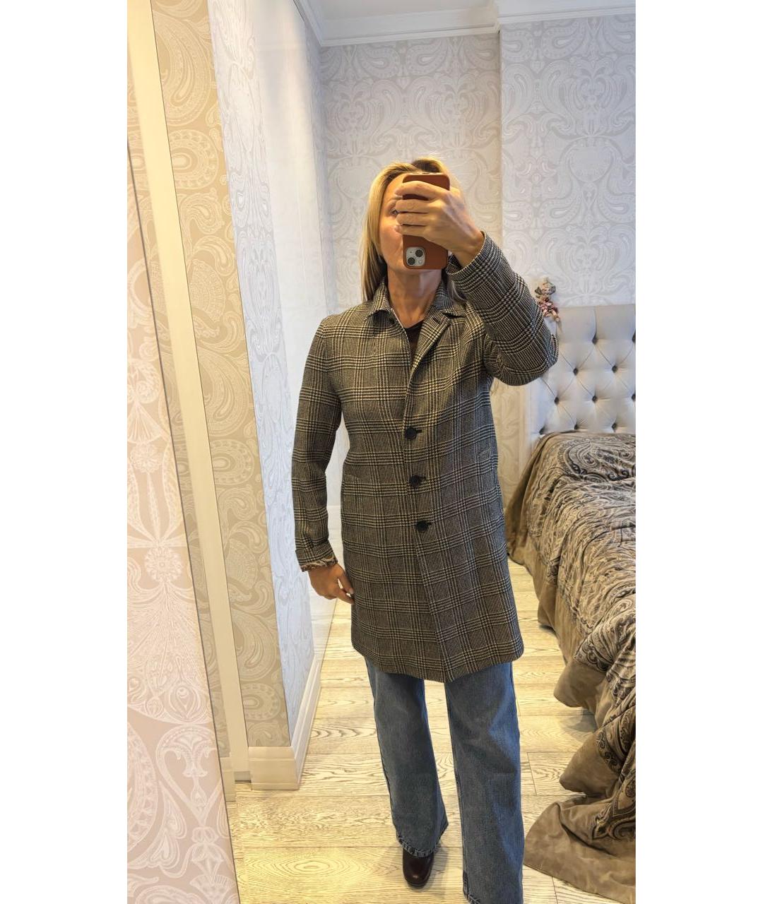 ETRO Мульти шерстяное пальто, фото 7