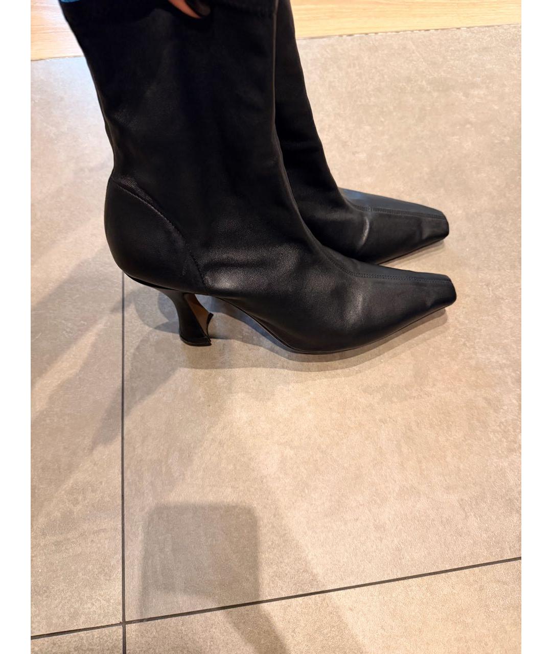 NEOUS Черные кожаные ботильоны, фото 2