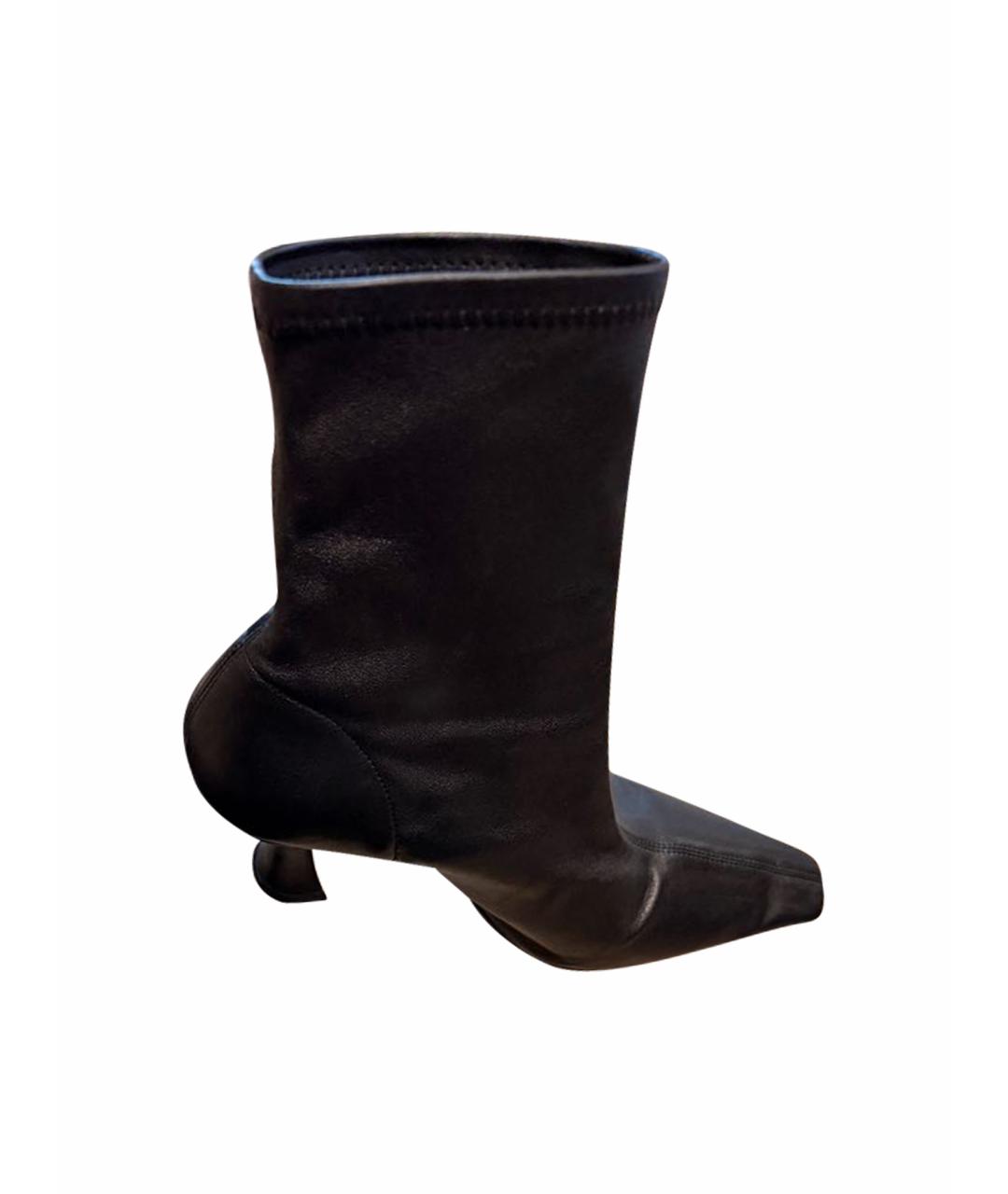 NEOUS Черные кожаные ботильоны, фото 1