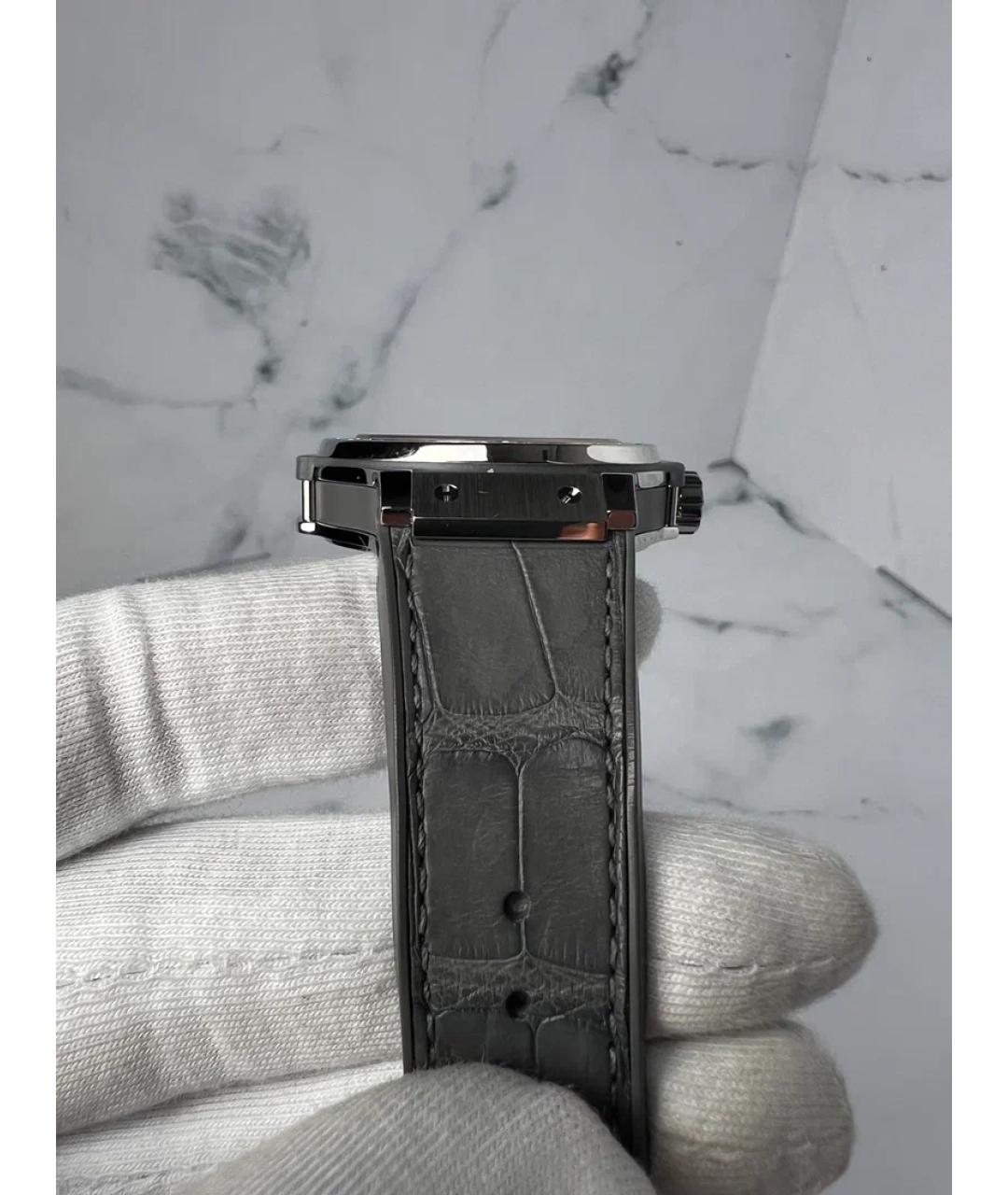 HUBLOT Серые металлические часы, фото 6