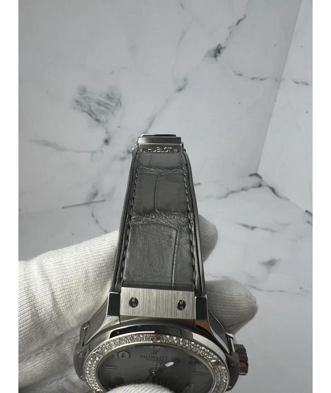 HUBLOT Серые металлические часы, фото 7