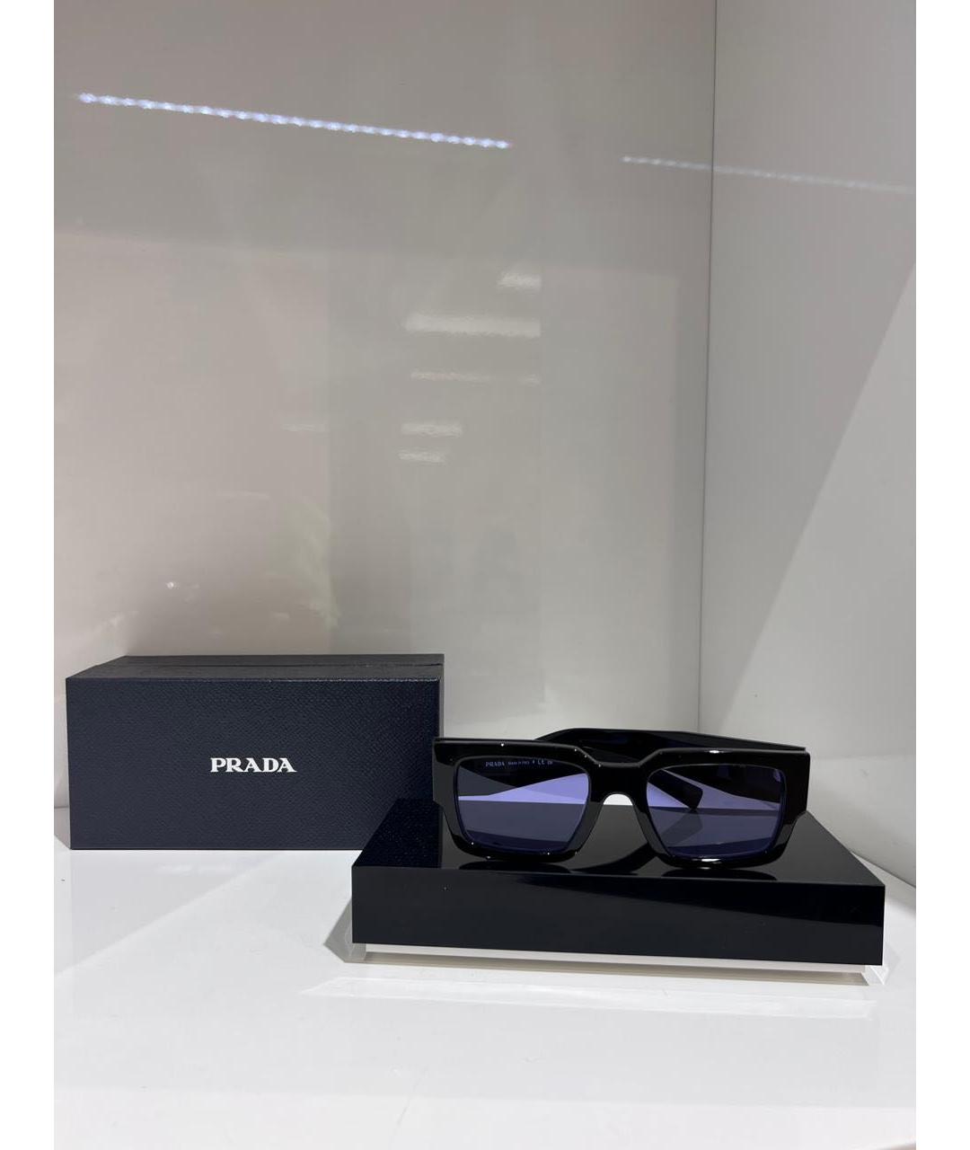 PRADA Черные солнцезащитные очки, фото 3