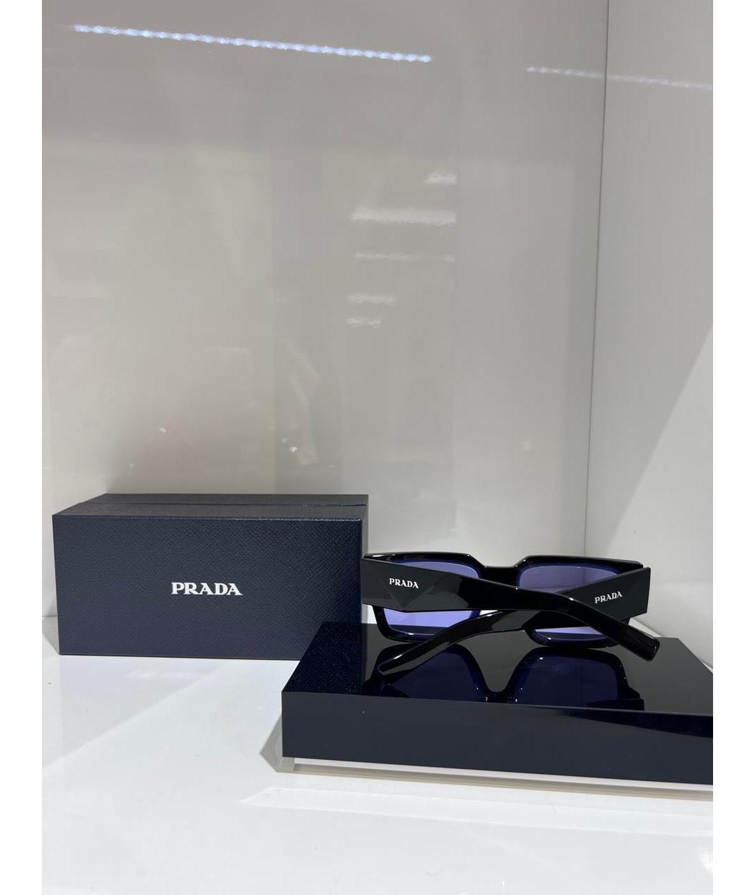 PRADA Черные солнцезащитные очки, фото 2