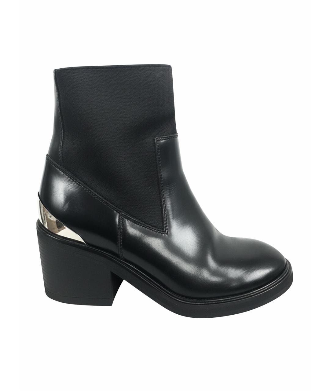 ACNE STUDIOS Черные ботильоны из лакированной кожи, фото 1