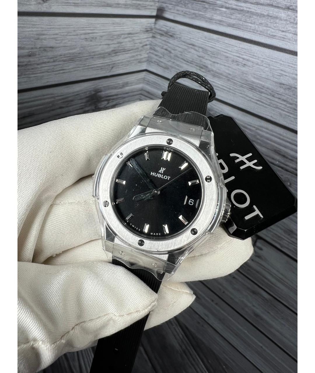 HUBLOT Черные часы, фото 3