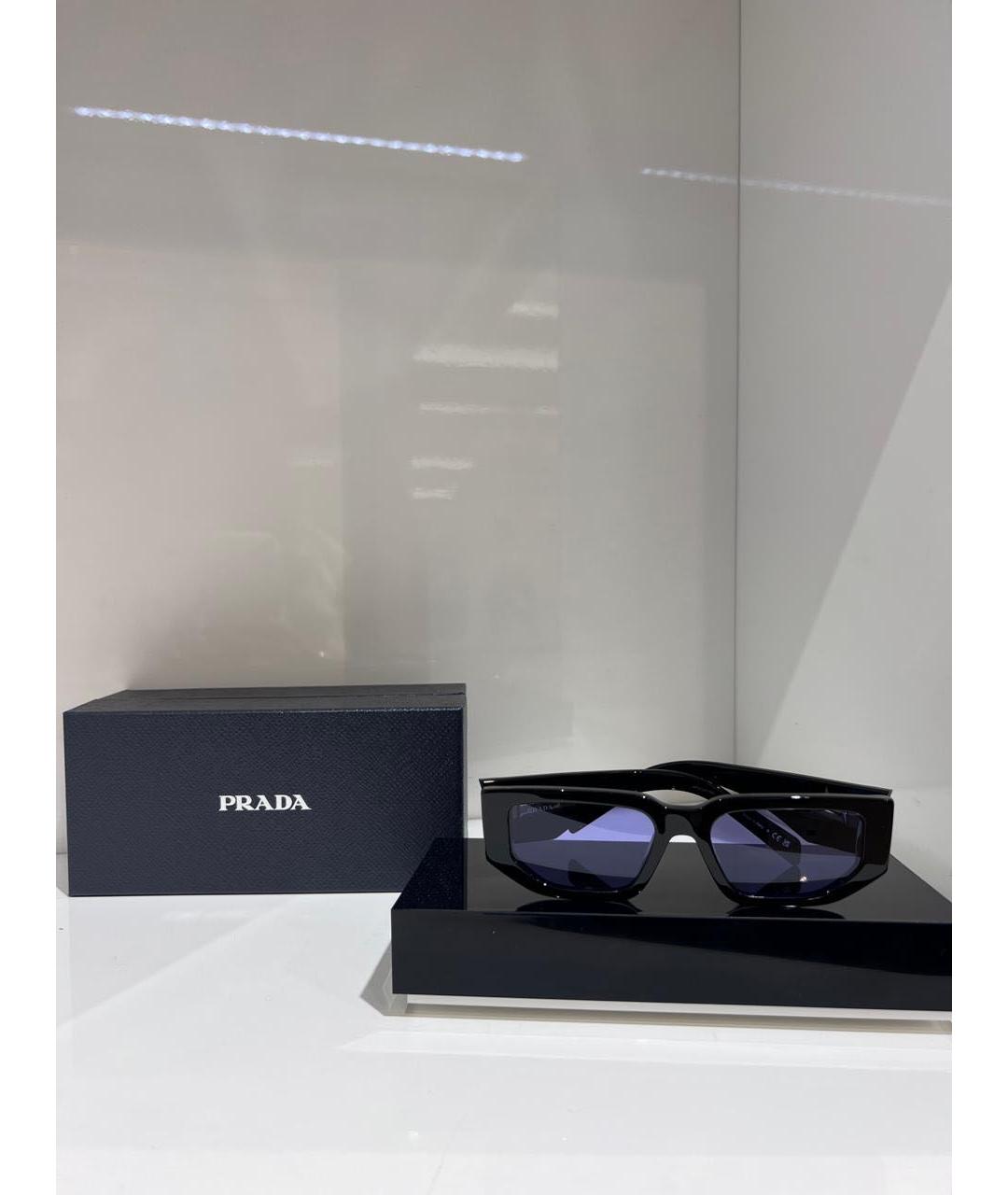 PRADA Черные солнцезащитные очки, фото 2