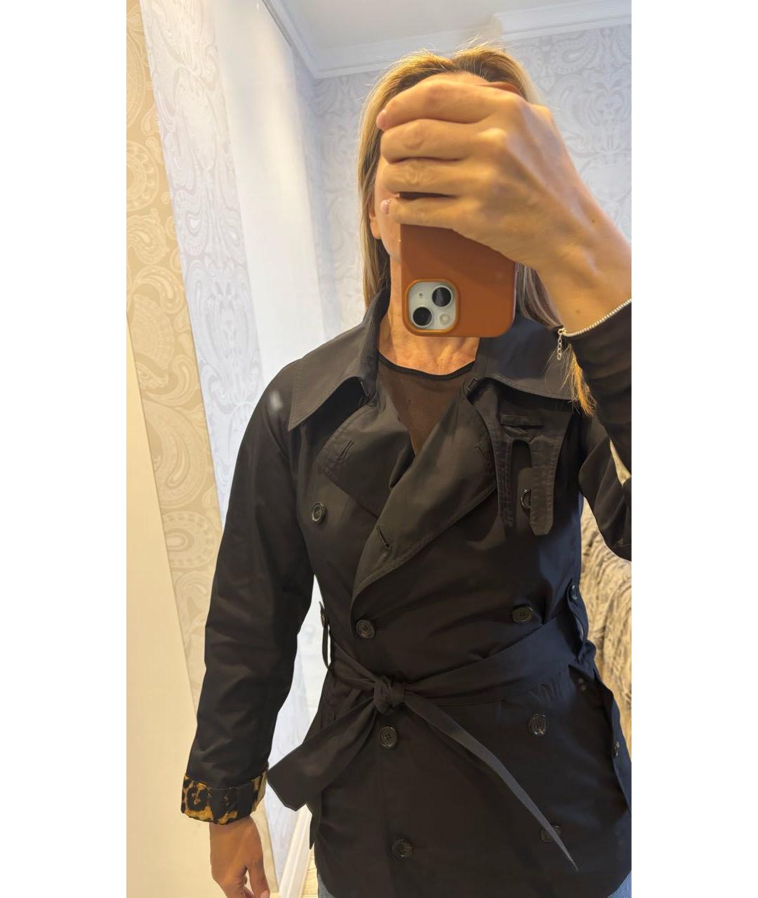 SAINT LAURENT Черная полиэстеровая парка, фото 8