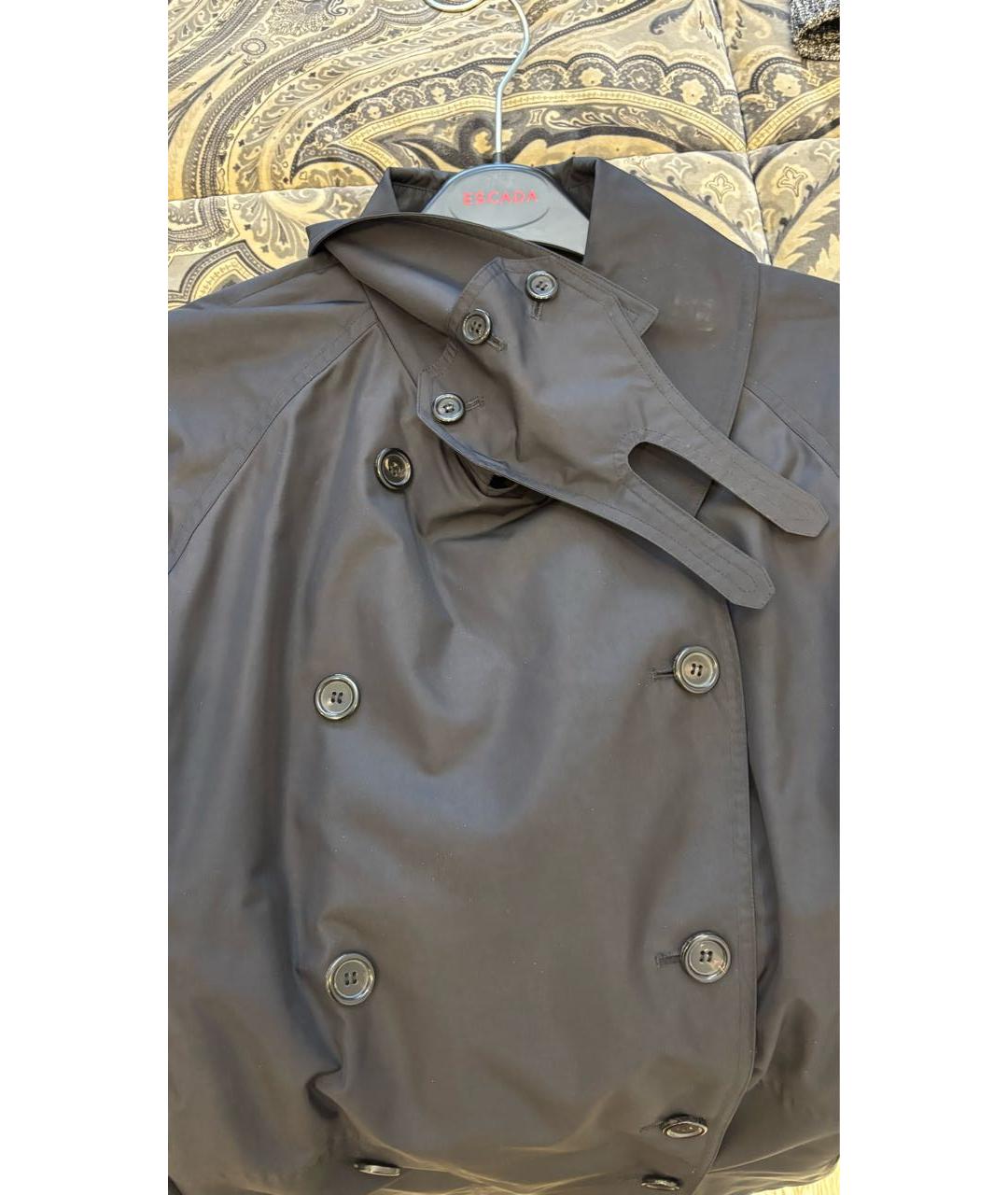 SAINT LAURENT Черная полиэстеровая парка, фото 6