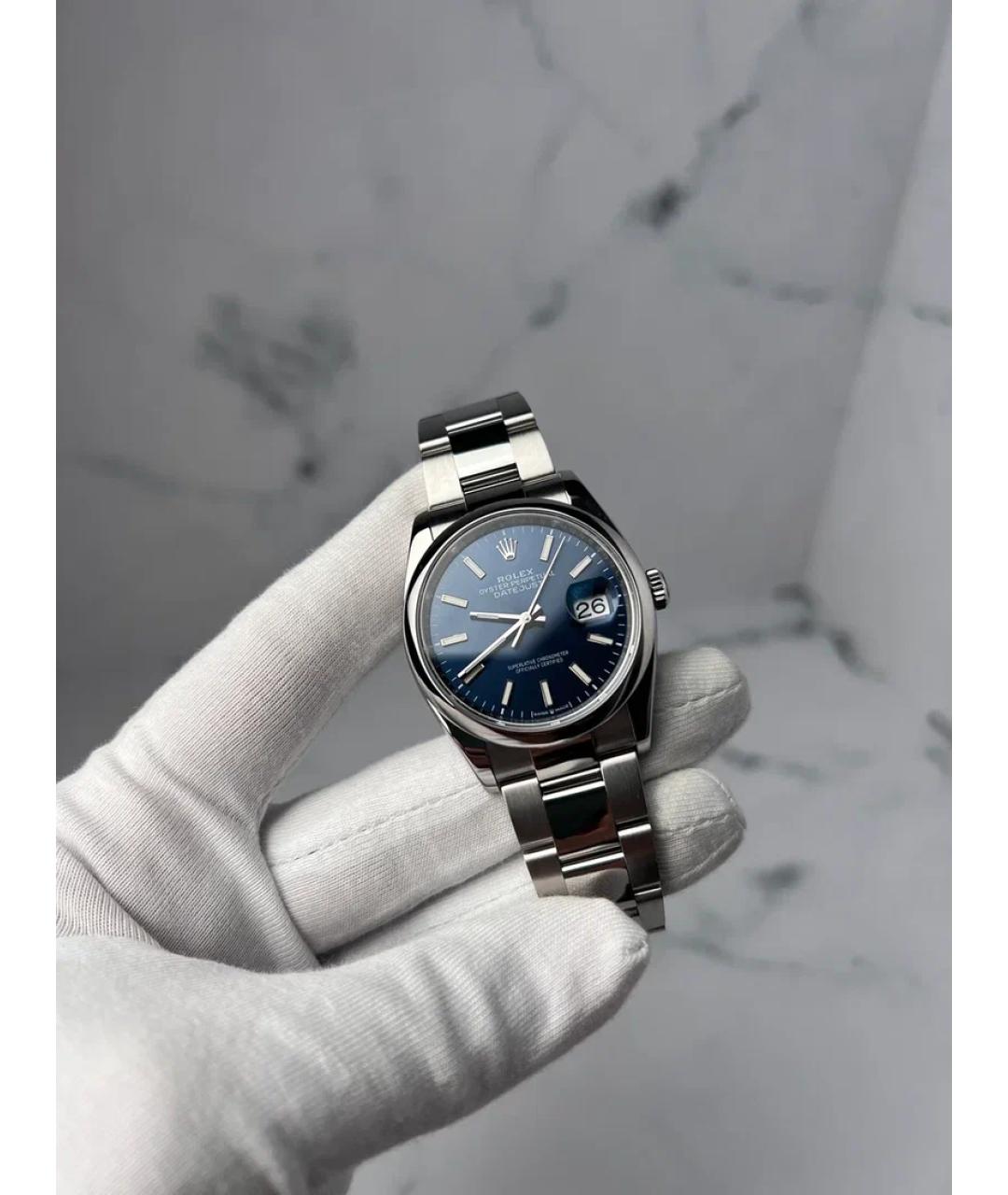 ROLEX Синяя металлическая цепочка/подвеска, фото 2