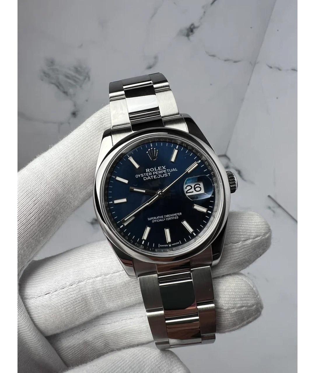 ROLEX Синяя металлическая цепочка/подвеска, фото 3