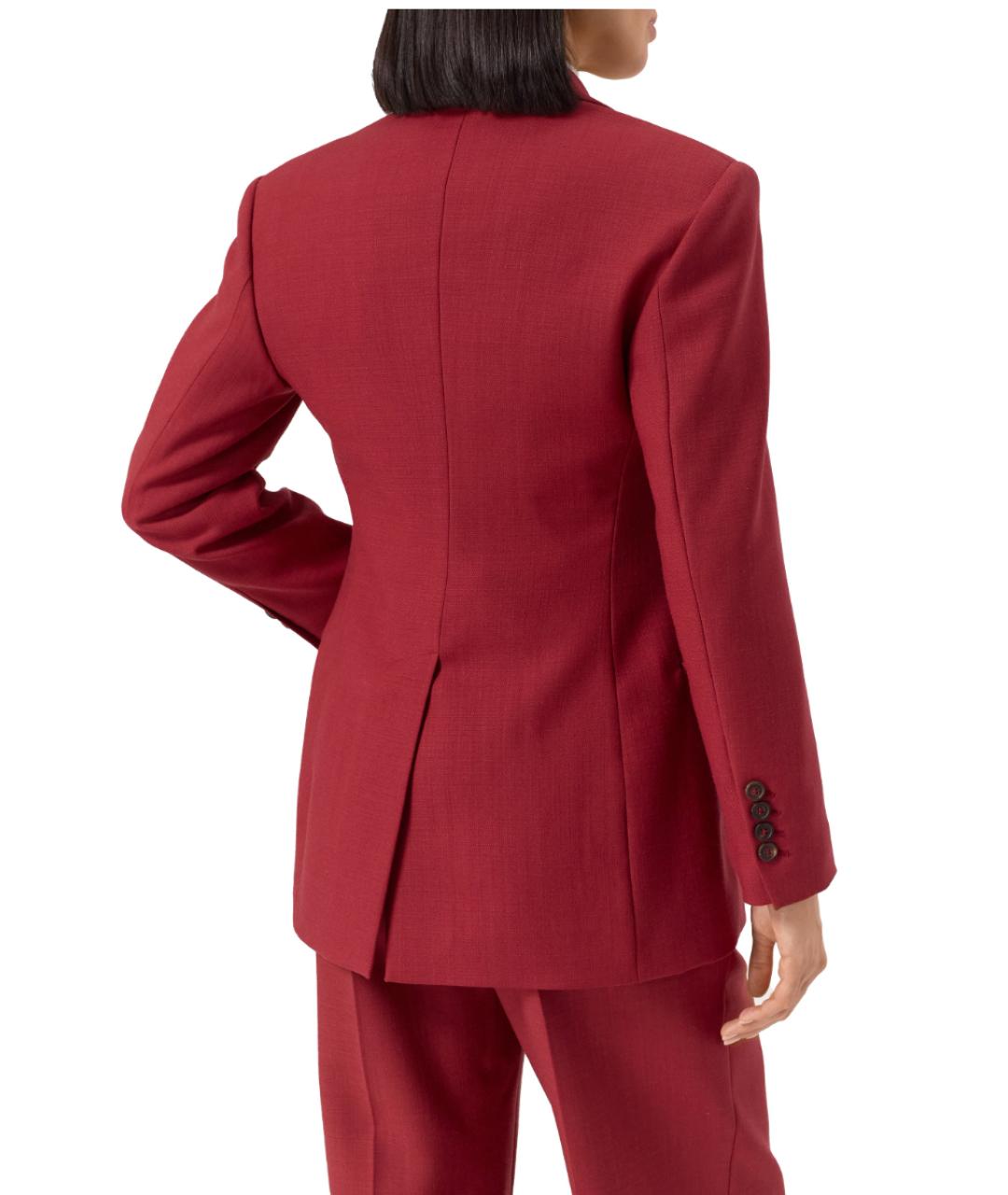 BRUNELLO CUCINELLI Красный шерстяной жакет/пиджак, фото 2