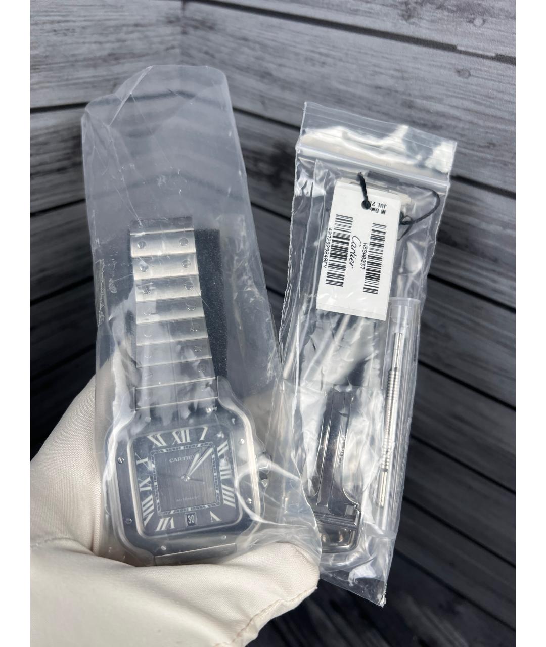 CARTIER Черные часы, фото 3