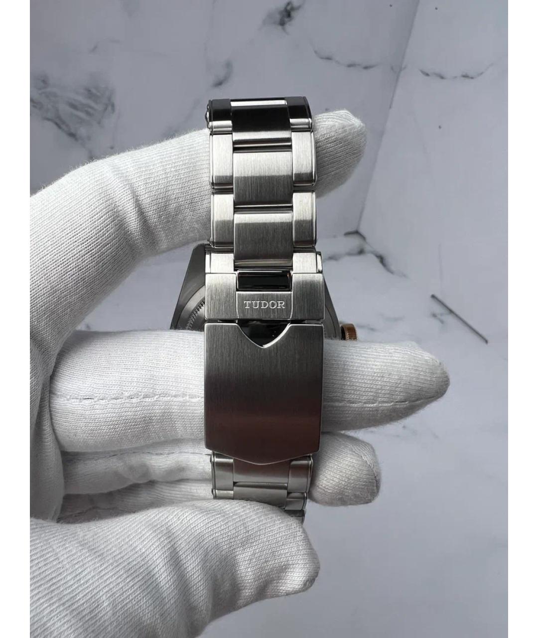 TUDOR Черные металлические часы, фото 7