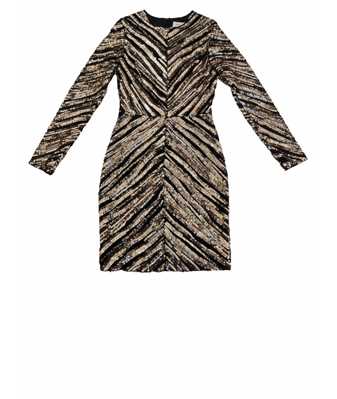 RASARIO Золотое полиэстеровое вечернее платье, фото 1