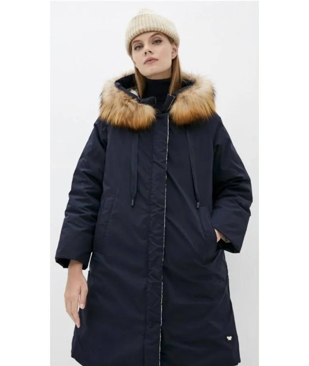 WEEKEND MAX MARA Черная полиэстеровая парка, фото 6