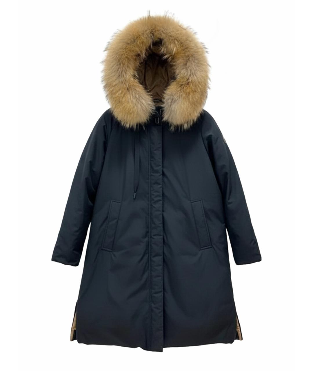 WEEKEND MAX MARA Черная полиэстеровая парка, фото 1