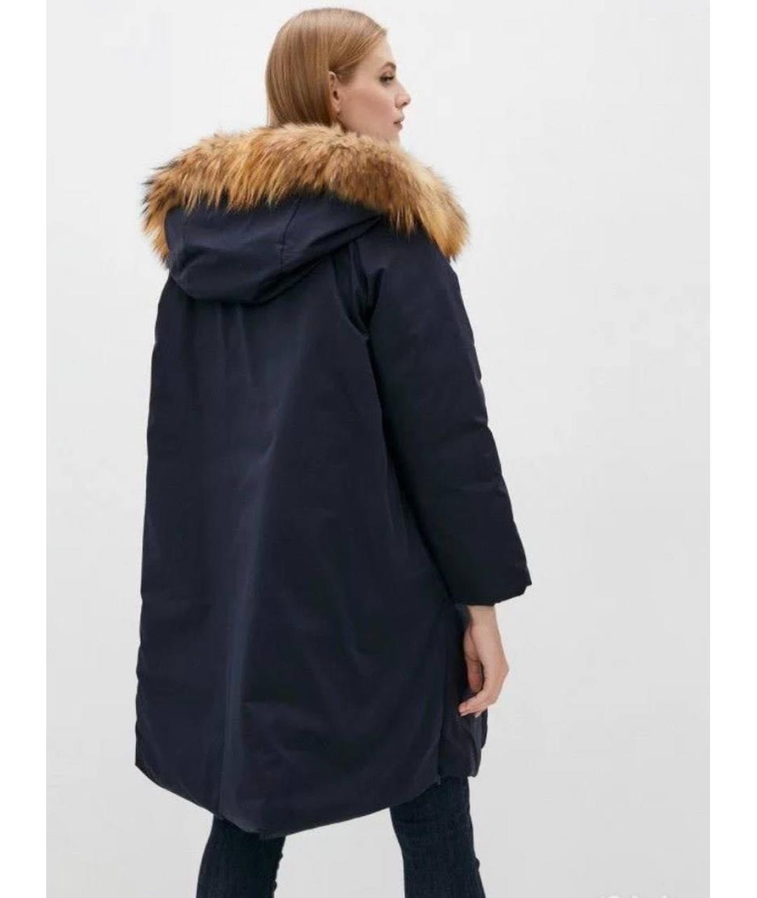 WEEKEND MAX MARA Черная полиэстеровая парка, фото 7