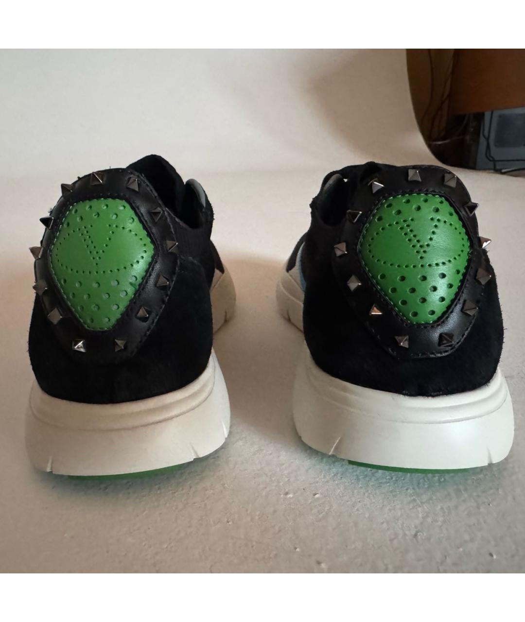 VALENTINO Текстильные высокие кроссовки / кеды, фото 4