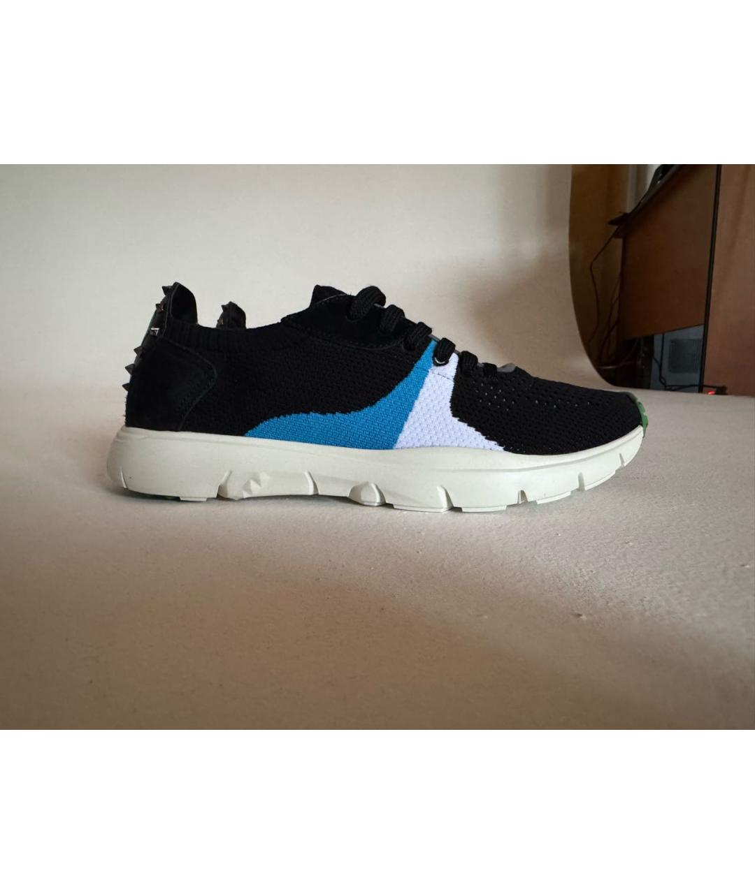 VALENTINO Текстильные высокие кроссовки / кеды, фото 7