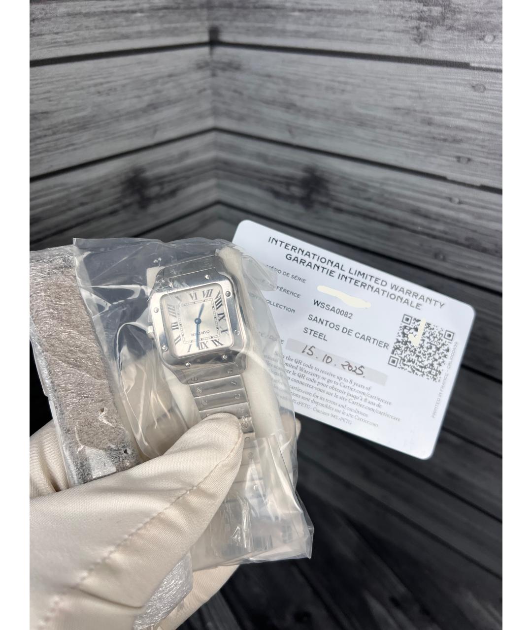 CARTIER Серые часы, фото 7