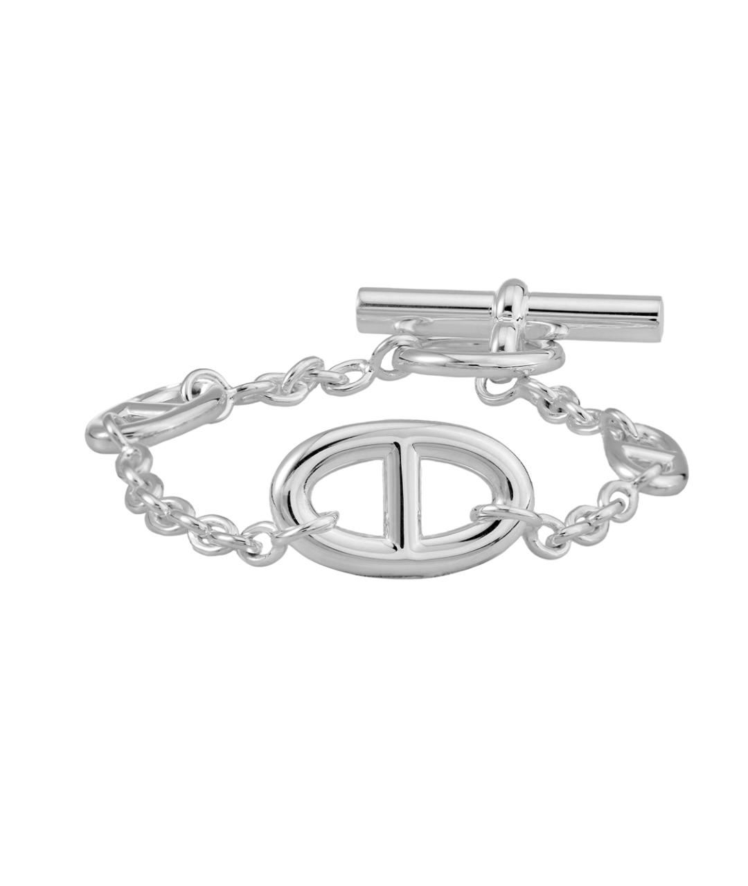 HERMES Серебряный браслет, фото 2