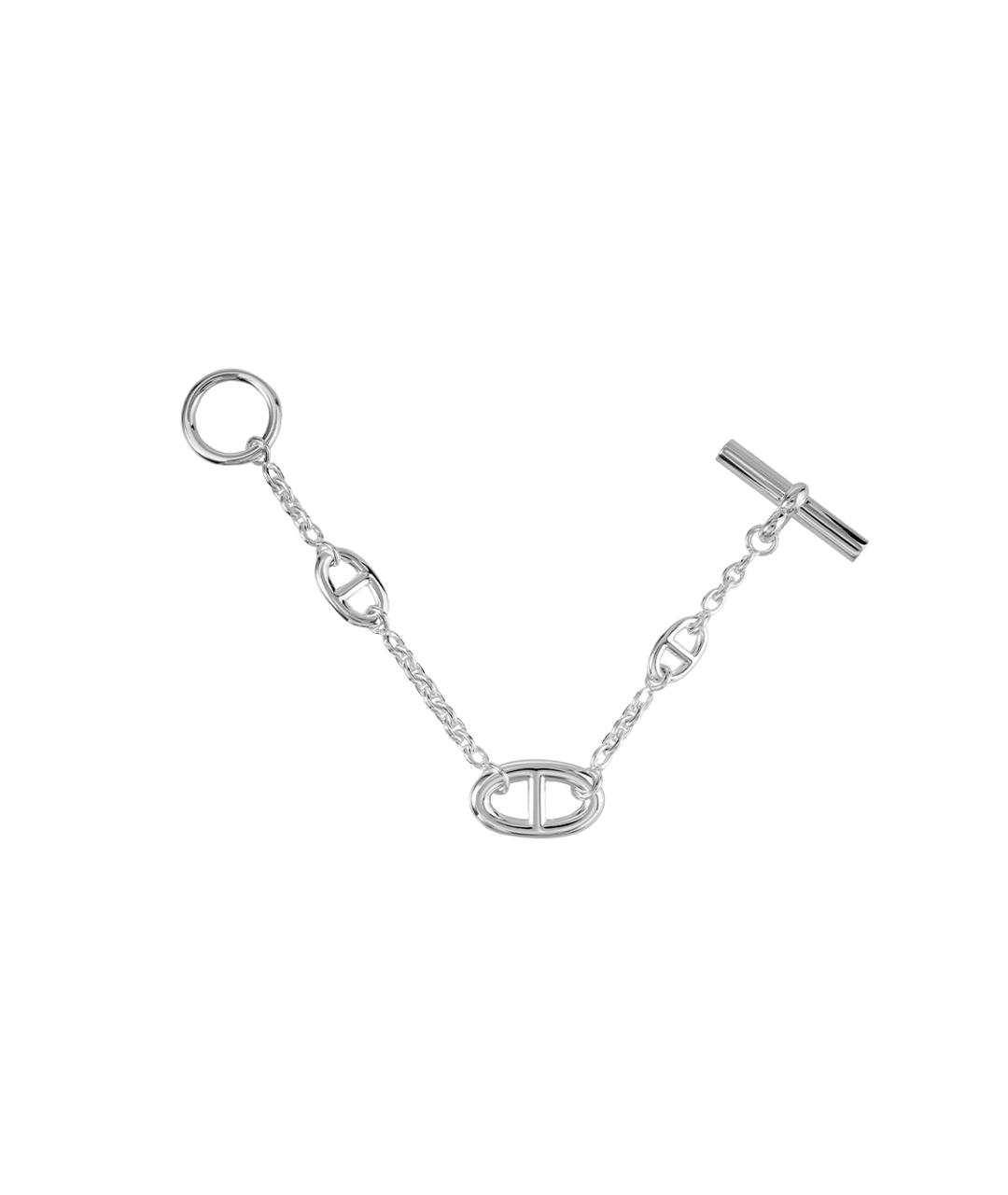 HERMES Серебряный браслет, фото 3