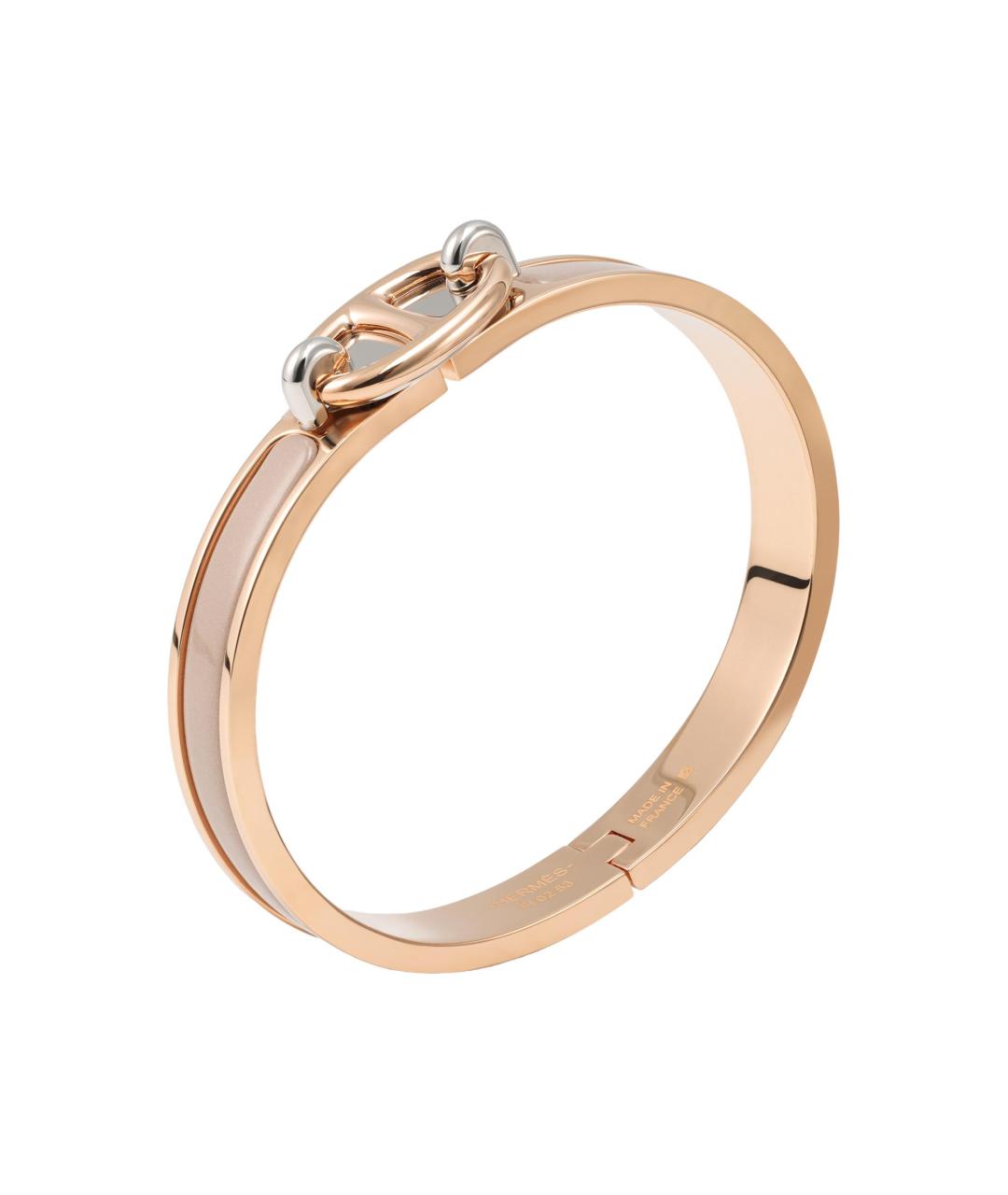 HERMES Розовый металлический браслет, фото 1