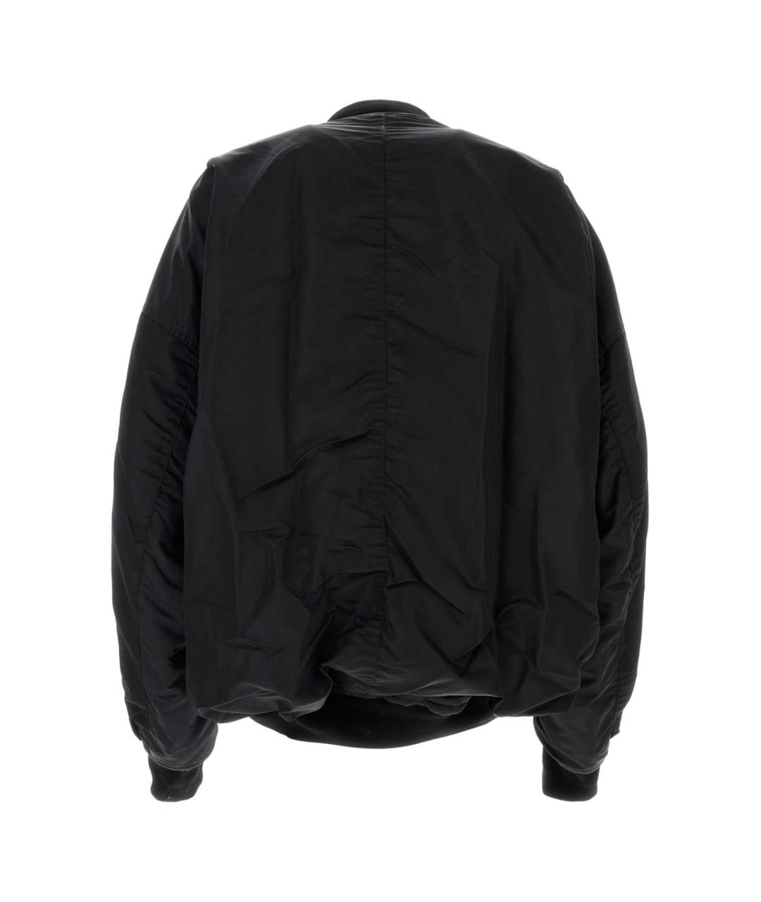 MAISON MIHARA YASUHIRO Черная полиэстеровая куртка, фото 2