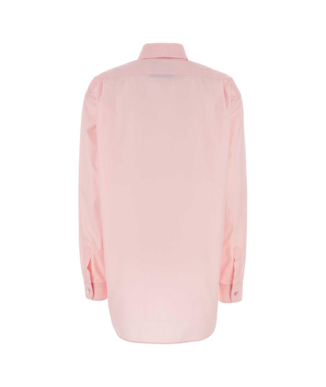 MOSCHINO Розовая хлопковая рубашка, фото 2