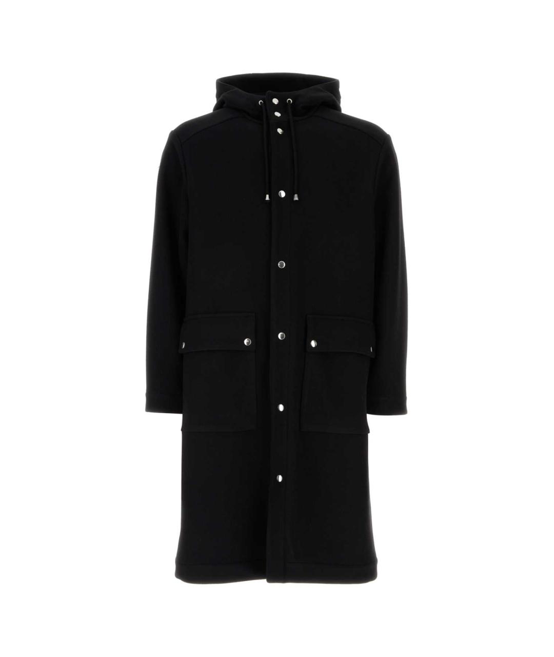 ASPESI Черная шерстяная парка, фото 1