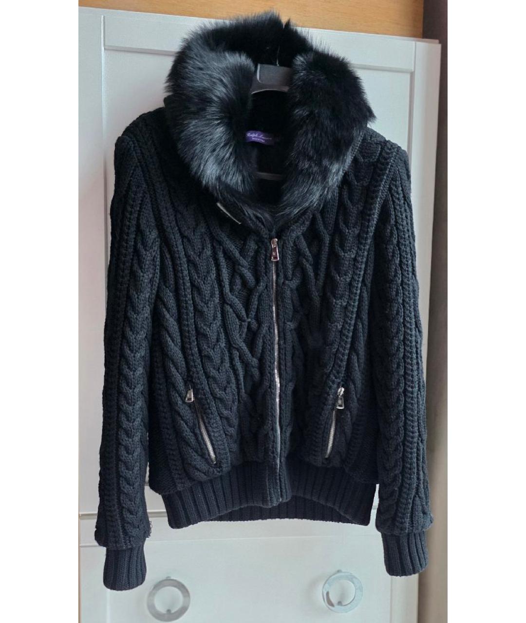 RALPH LAUREN Черная шерстяная куртка, фото 7