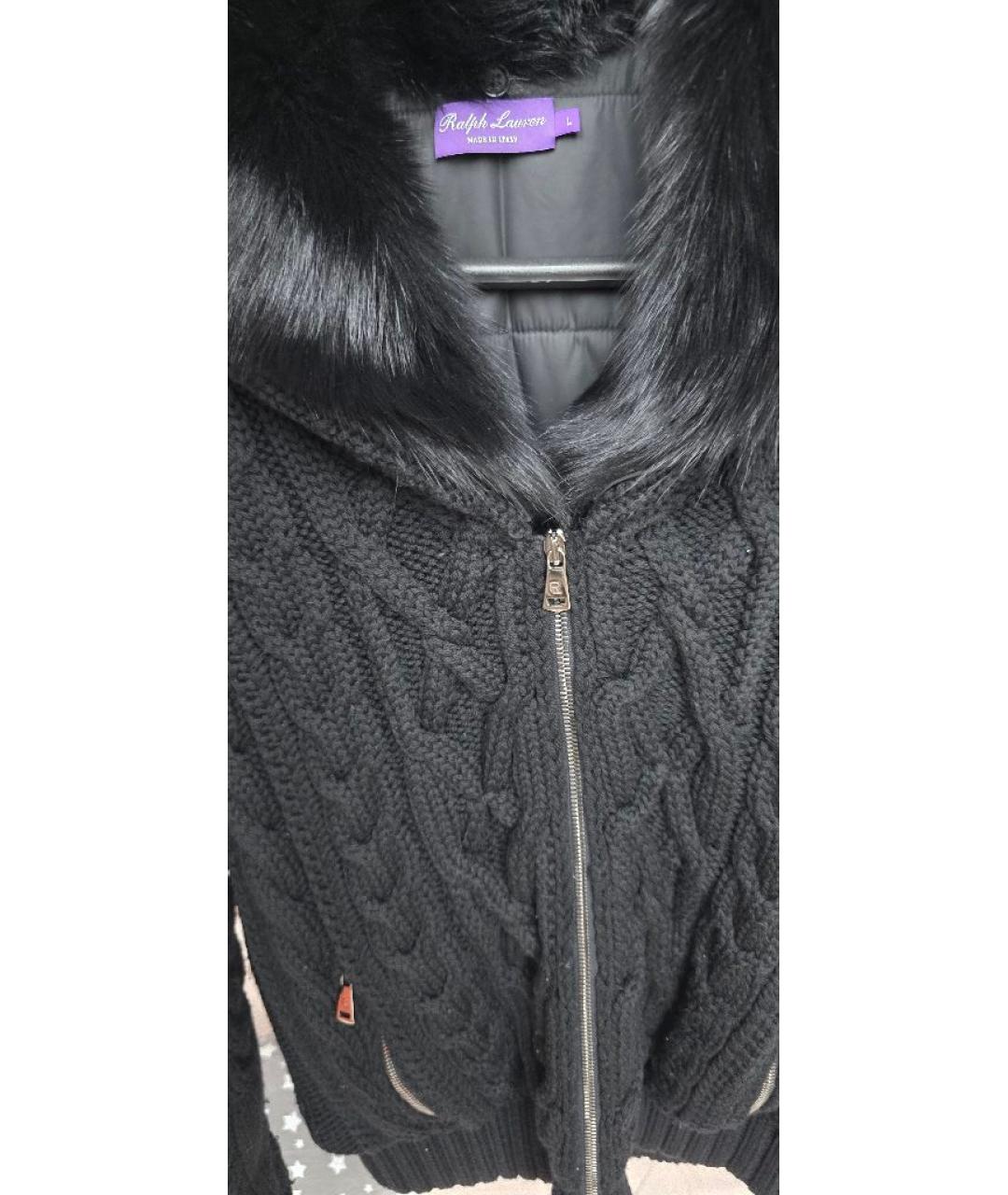 RALPH LAUREN Черная шерстяная куртка, фото 4