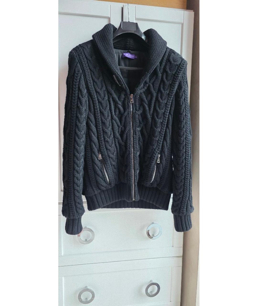 RALPH LAUREN Черная шерстяная куртка, фото 5