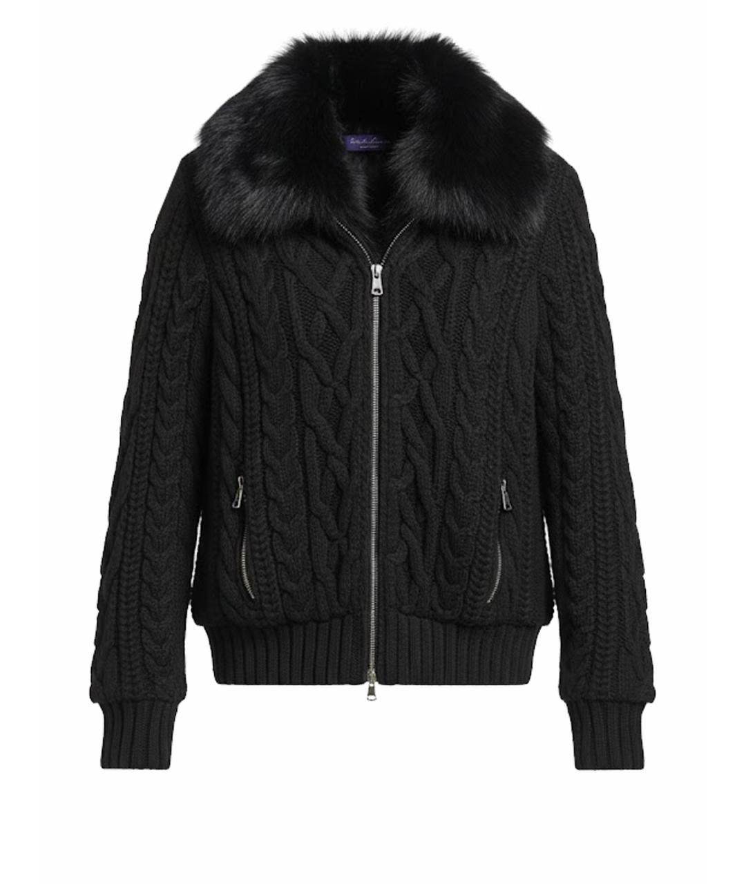 RALPH LAUREN Черная шерстяная куртка, фото 1