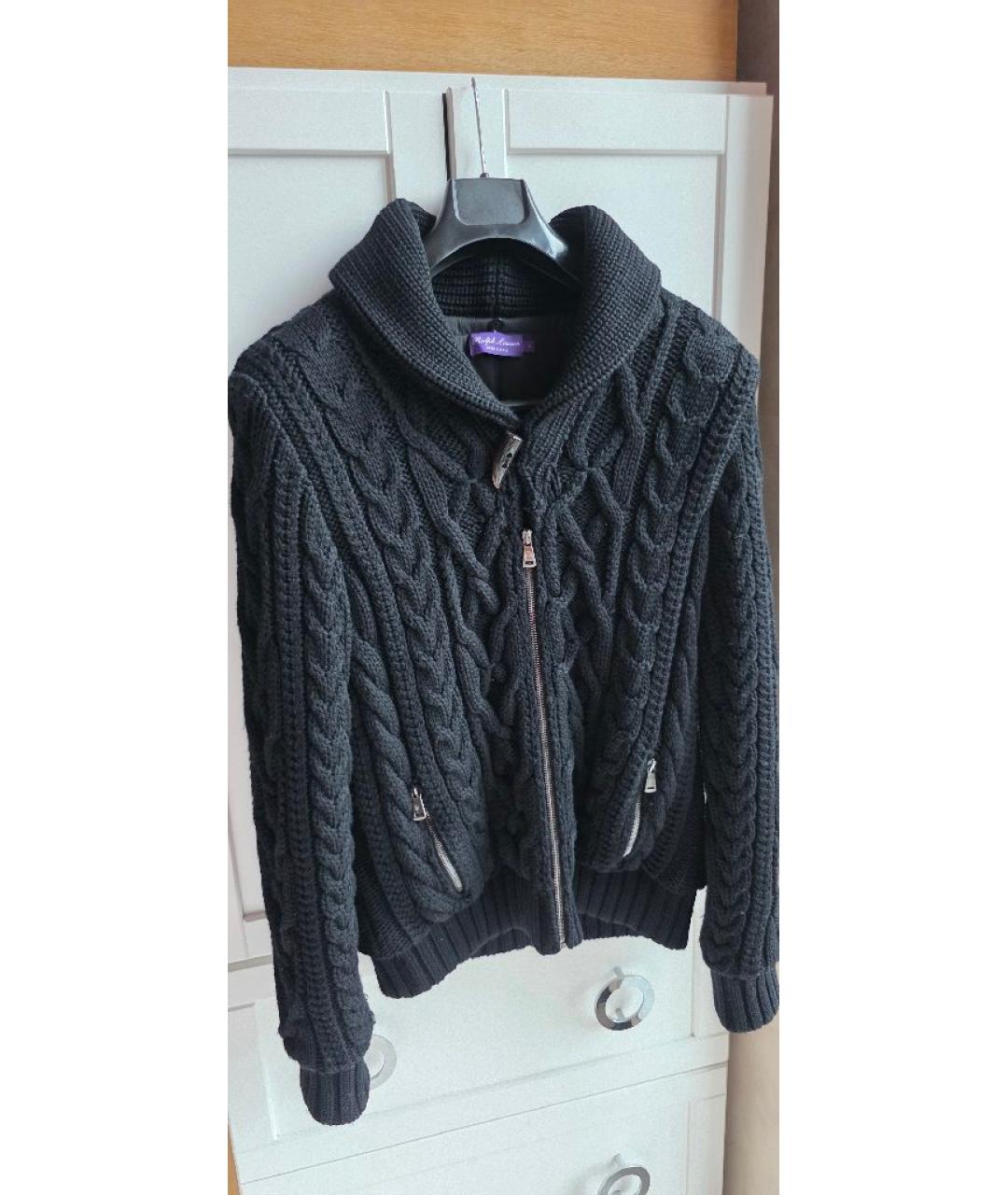 RALPH LAUREN Черная шерстяная куртка, фото 6