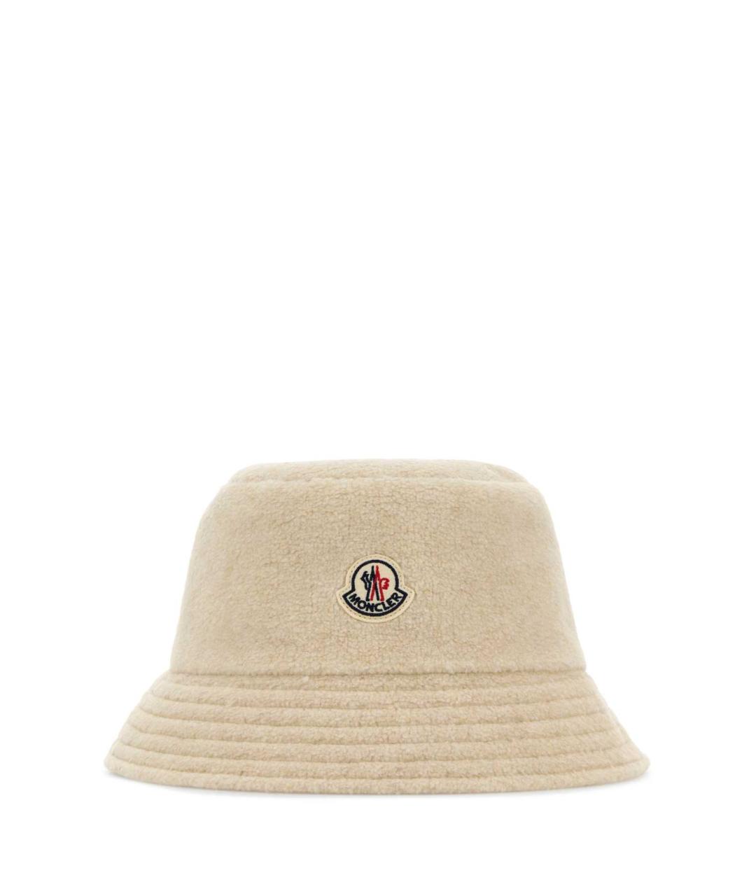 MONCLER Бежевая синтетическая панама, фото 1